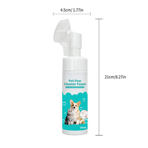 Pet Foot Cleaning Foam Dog Cat Paw Foot Wash Free Care 150Ml Pet Cleaning Supplies