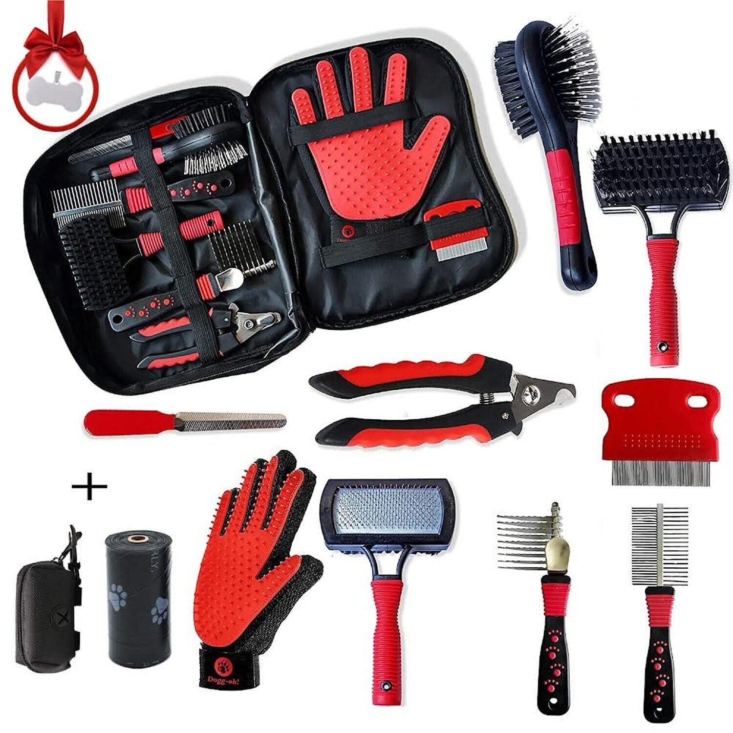 10-In-1 Professional Dog Grooming Kit | Complete Dog & Cat Grooming Supplies ...