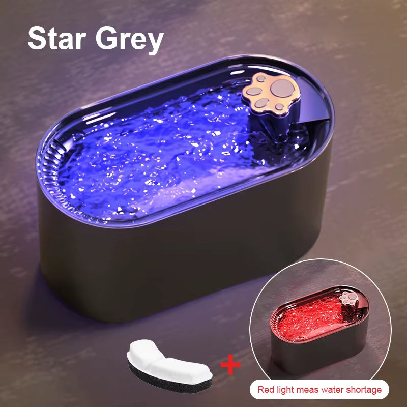 Ultra-Quiet Cat Automatic Water Fountain USB Electric 3L Pet Water Dispenser Cat Bowl Auto Recirculate Filtring Drinker