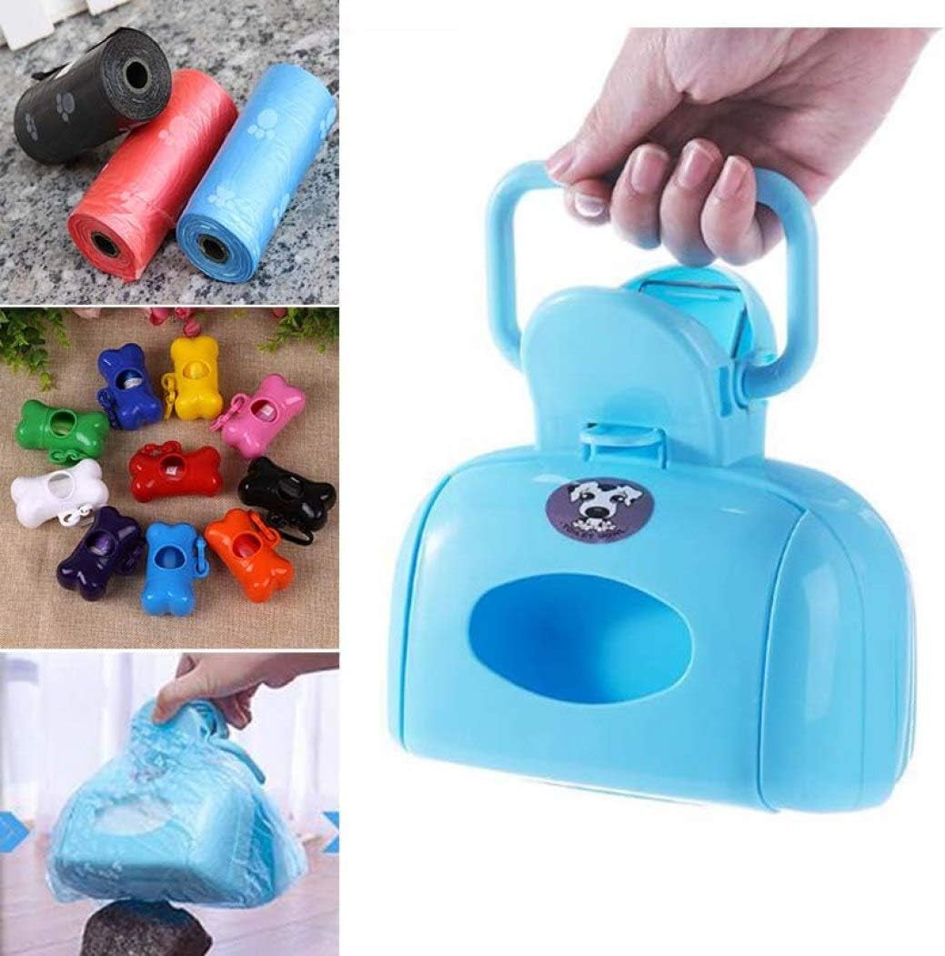 Dog Poop Bag Holder,Pet Dog Cat Waste Poop Bags,Pooper Scooper Clean Tool,Pick up Dog Poop Dispenser,Pet Supplies Garbage Bag
