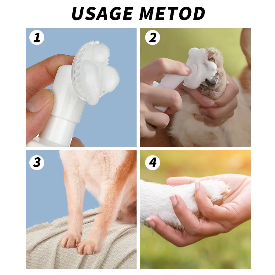 Pet Foot Cleaning Foam Dog Cat Paw Foot Wash Free Care 150Ml Pet Cleaning Supplies