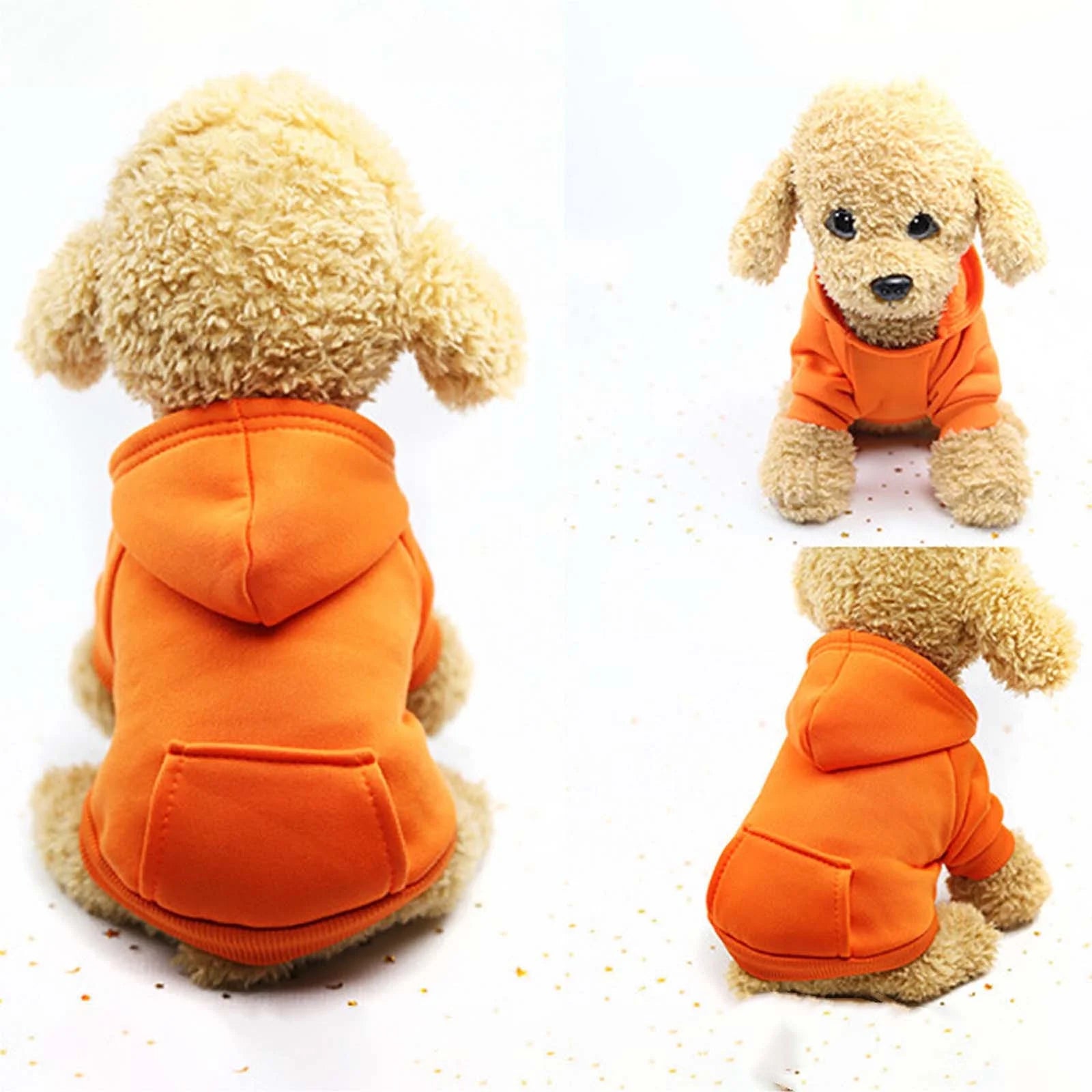Puppy Dog Pet Clothes Hoodie Warm Sweater Shirt Puppy Autumn Winter Coat Doggy Fashion Jumpsuit Apparel